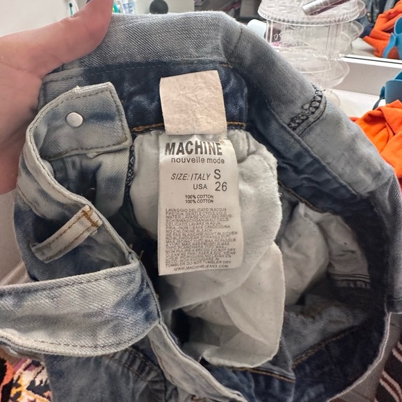 Machine Nouvelle Mode Patched Overalls, Sz 26 - Picture 5 of 5